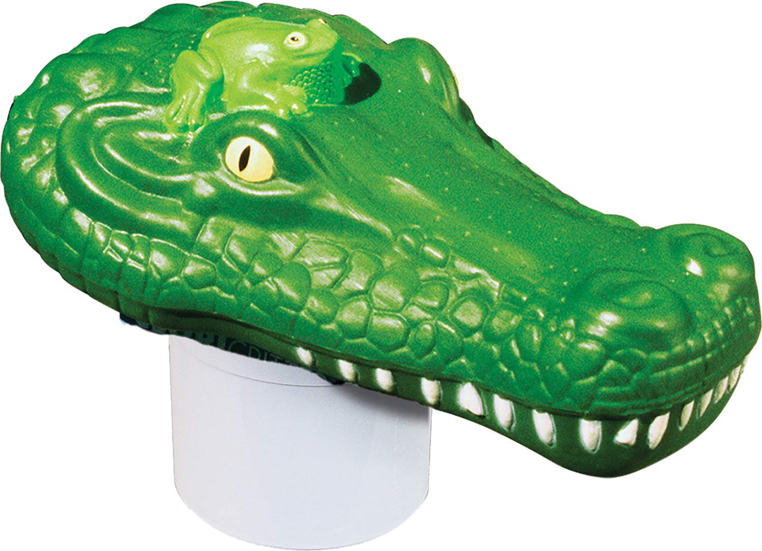 Close-up of Poolmaster Alligator Chlorine Dispenser features