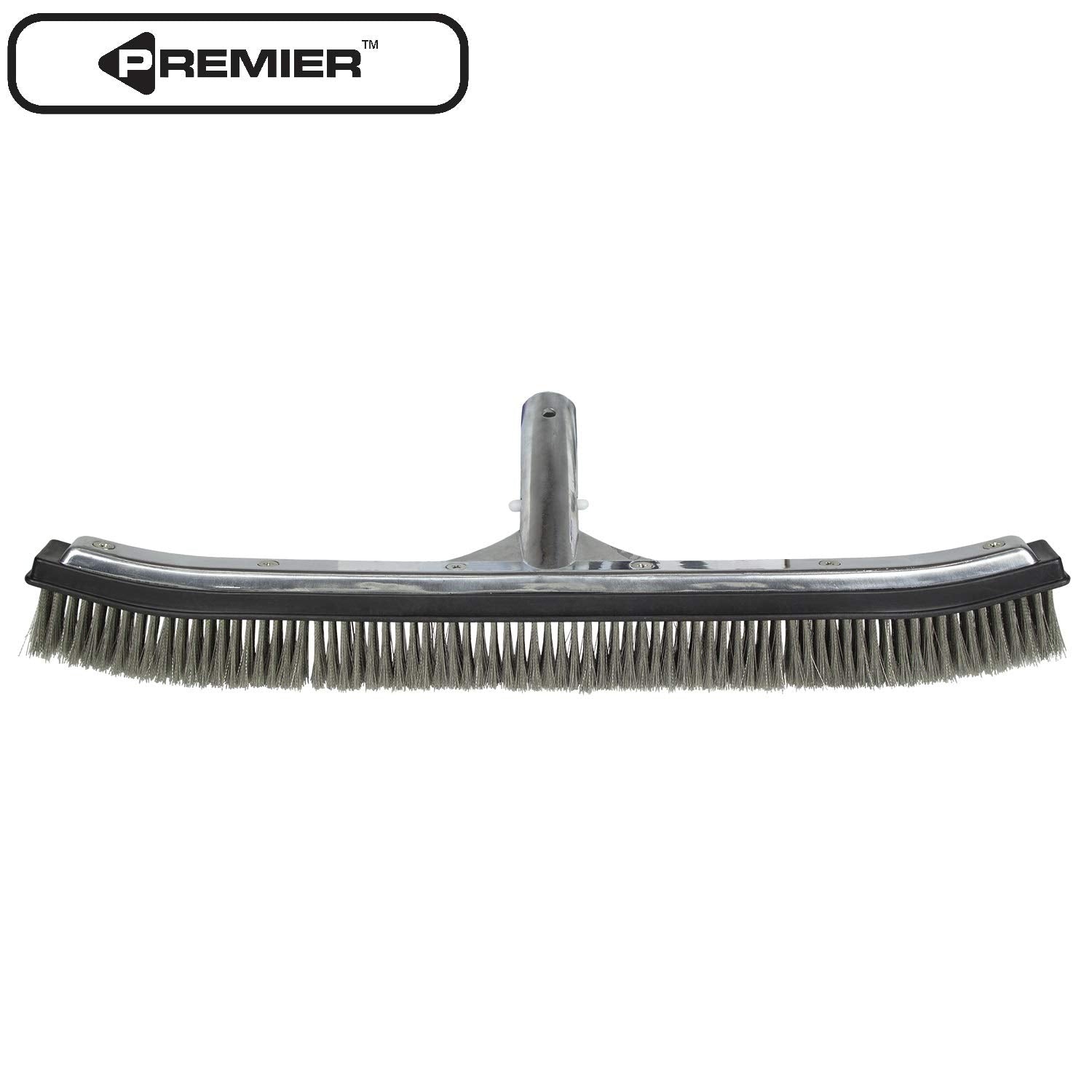 Close-up of Poolmaster brush on pool surface