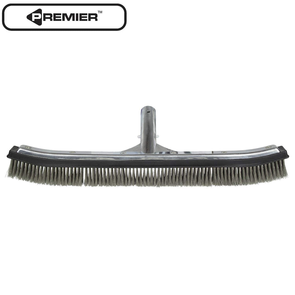 Close-up of Poolmaster brush on pool surface