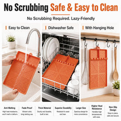 Close-up of PRFCTTY Silicone Grill Mat heat-resistant feature