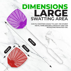 Close-up of PRO Fly Swatter metal handle