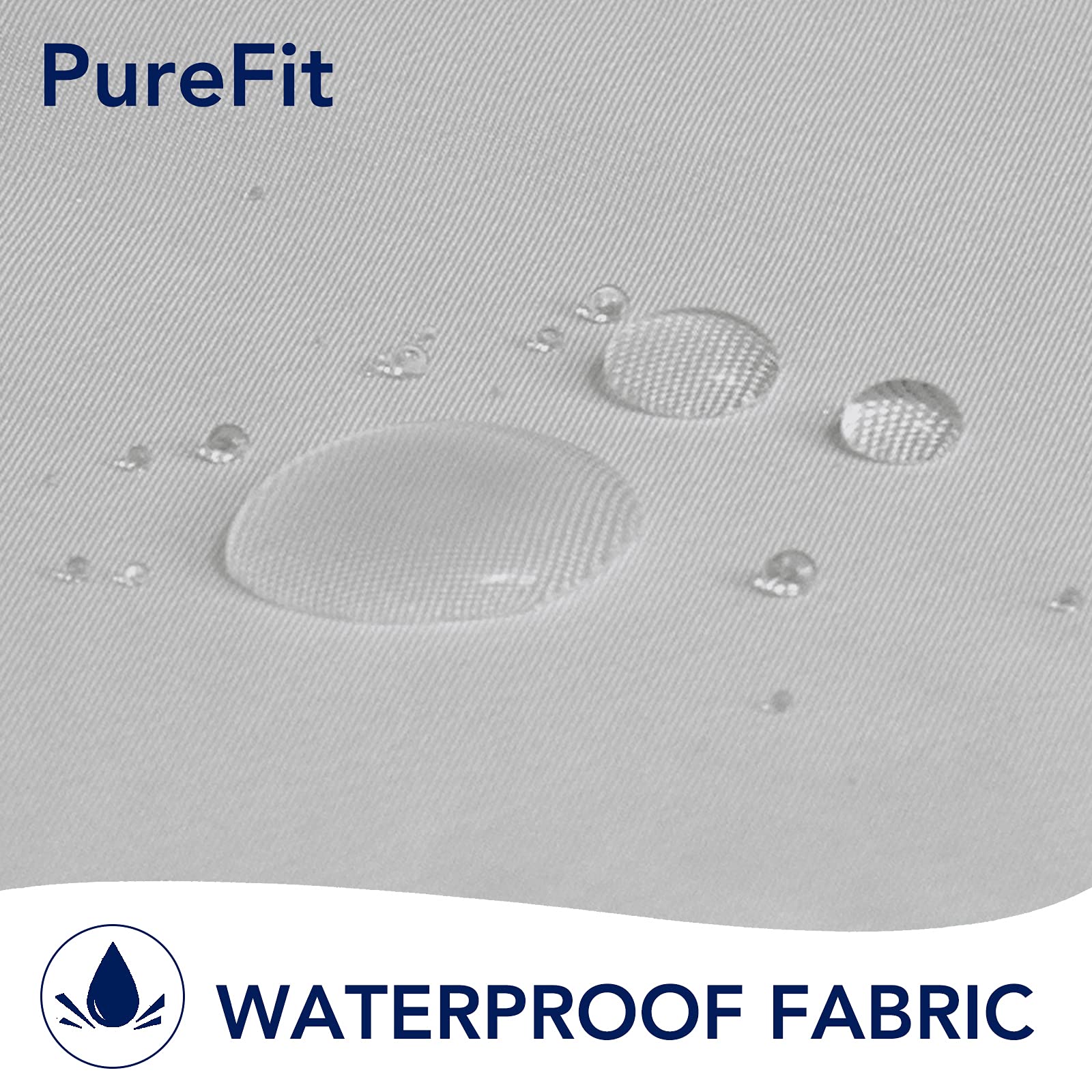 Close-up of PureFit outdoor curtain grommet