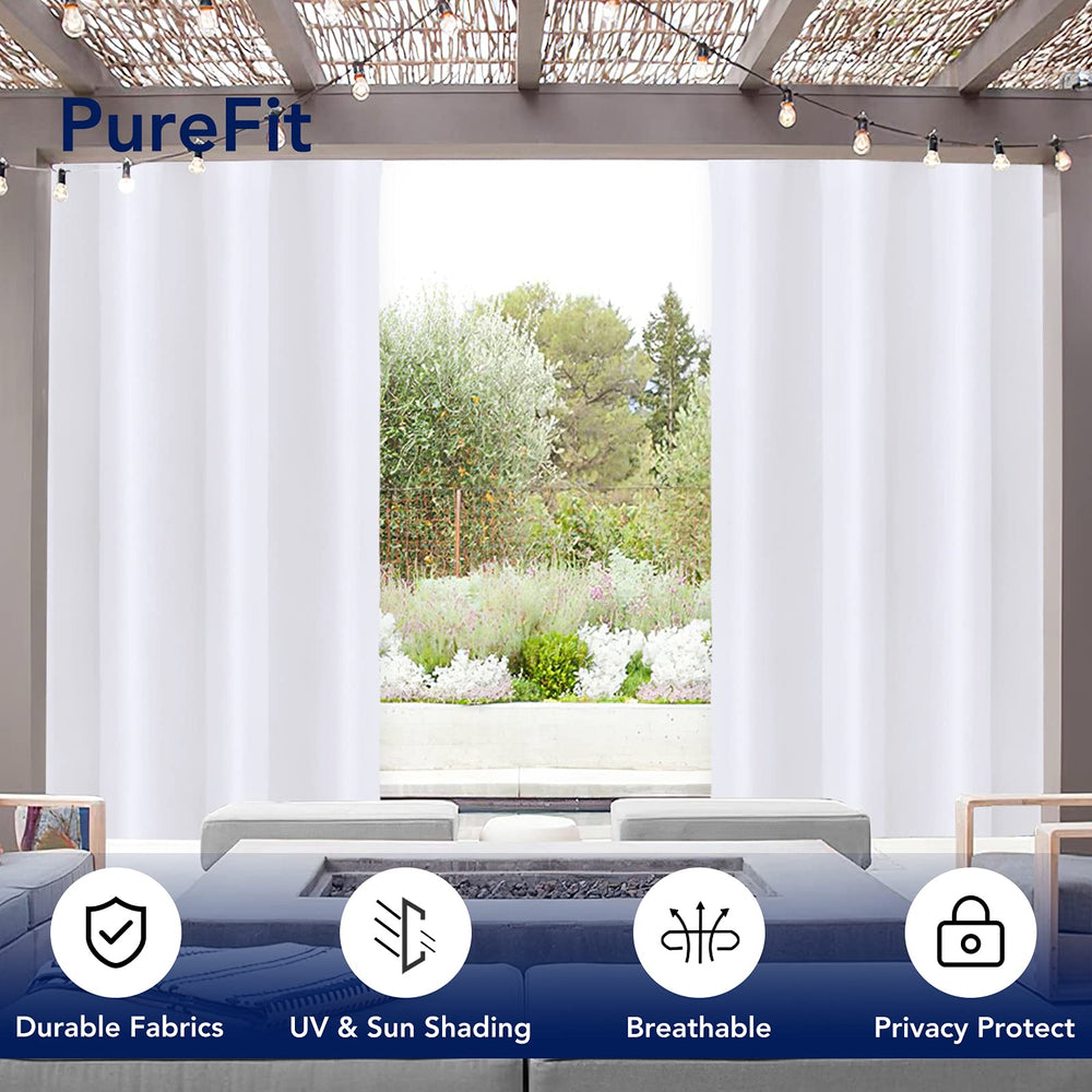 Close-up of PureFit Outdoor Curtain grommet