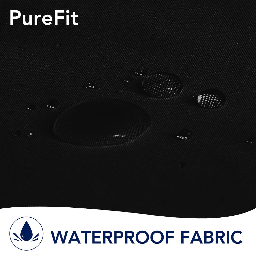 Close-up of PureFit outdoor curtain grommet detail