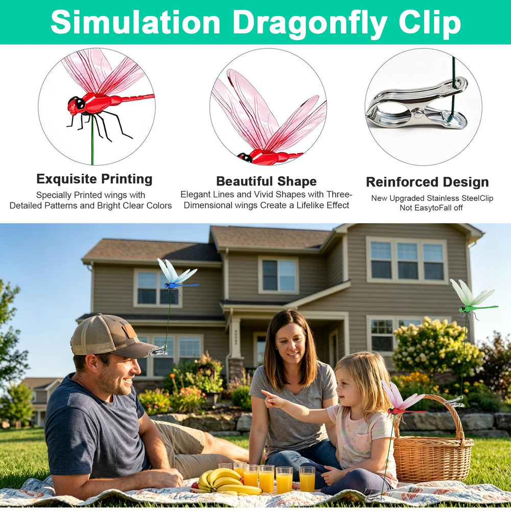 Close-up of PYSUG Dragonfly Clip showcasing detailed wings