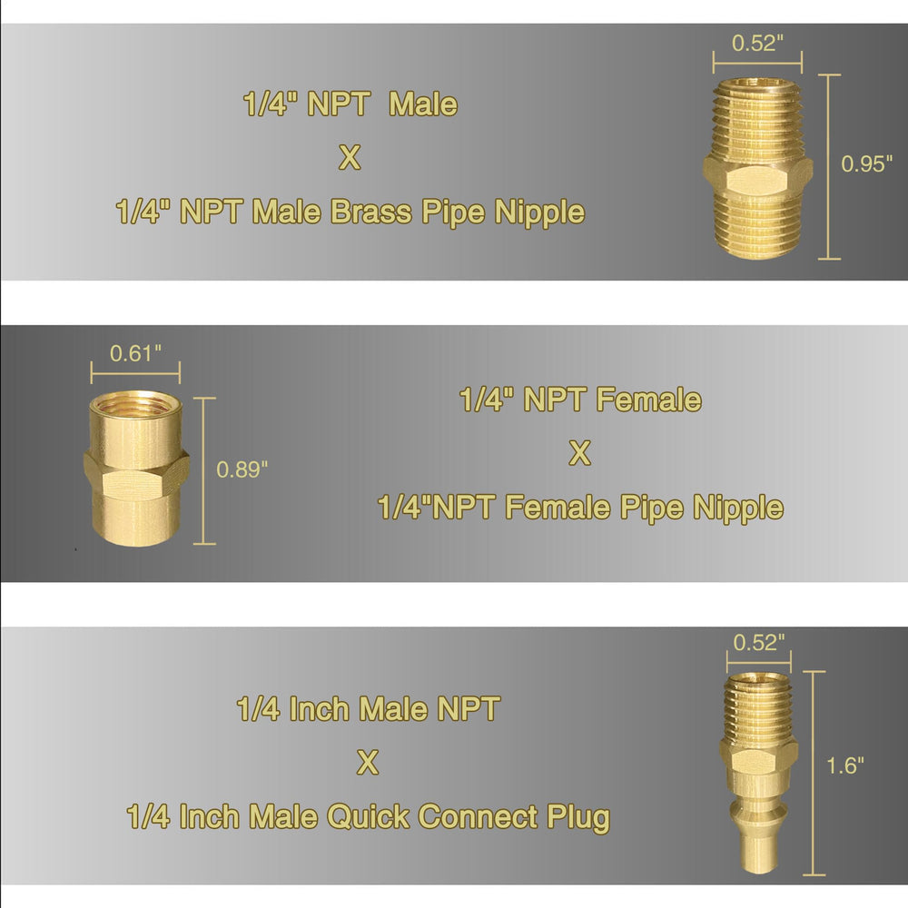 close-up of qieoyk propane fittings showing the shutoff valve
