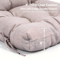 Close-up of QILLOWAY Outdoor Chair Cushion fabric texture