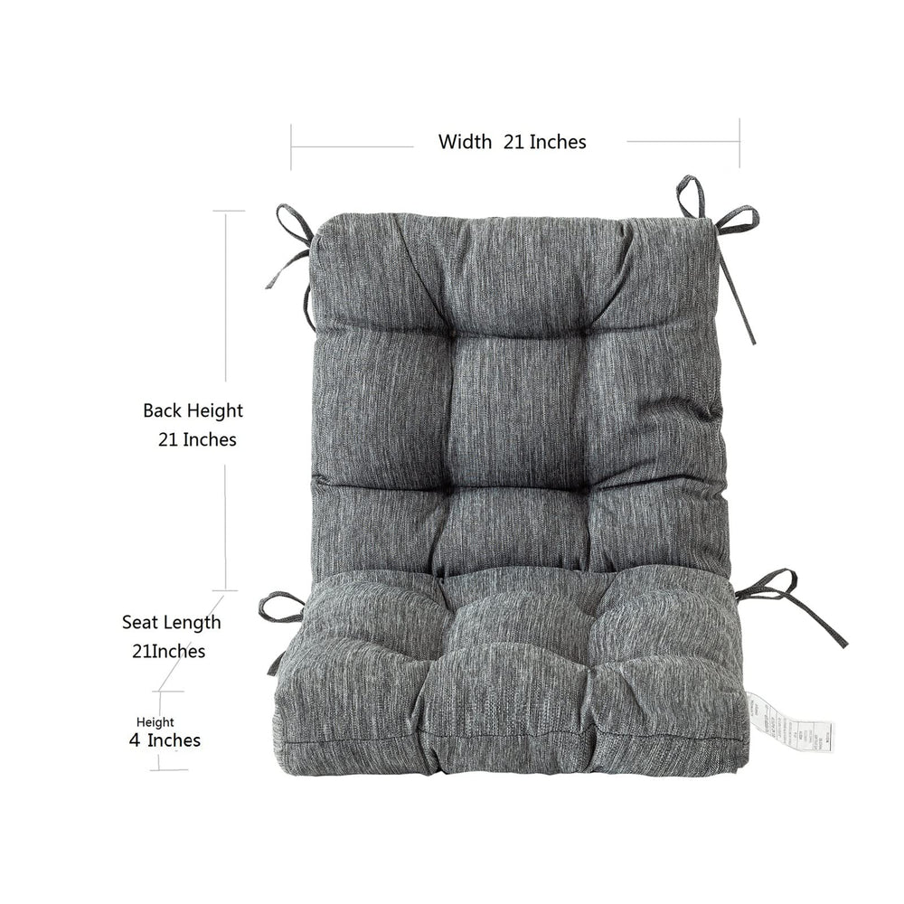 Close-up of QILLOWAY outdoor cushion with ties