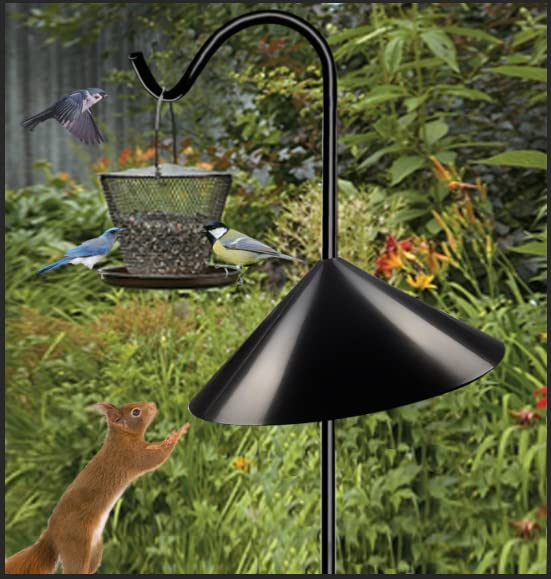 Close-up of Queension Squirrel Proof Baffle smooth surface