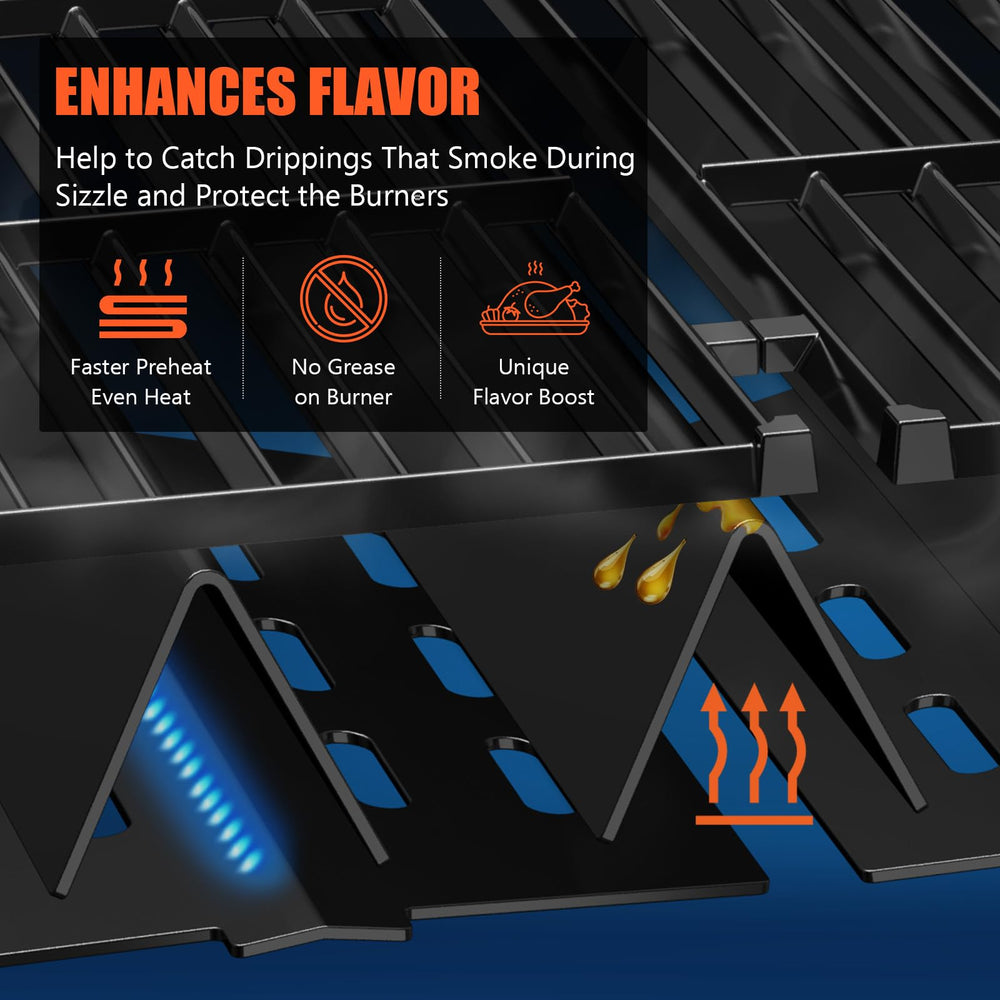 Close-up of QuliMetal flavorizer bars