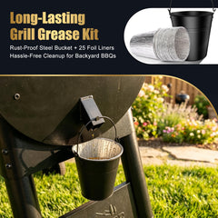 Close-up of QuliMetal grease bucket handle