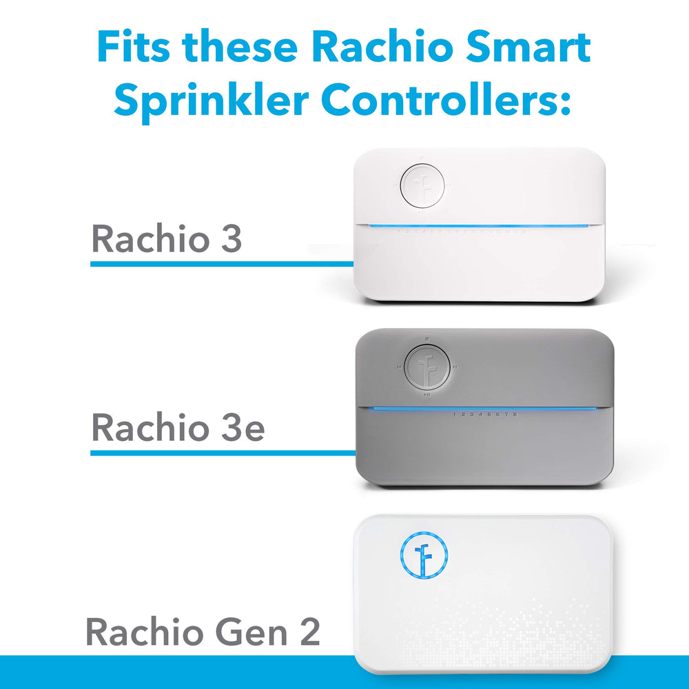 Close-up of Rachio enclosure IP54 rating label
