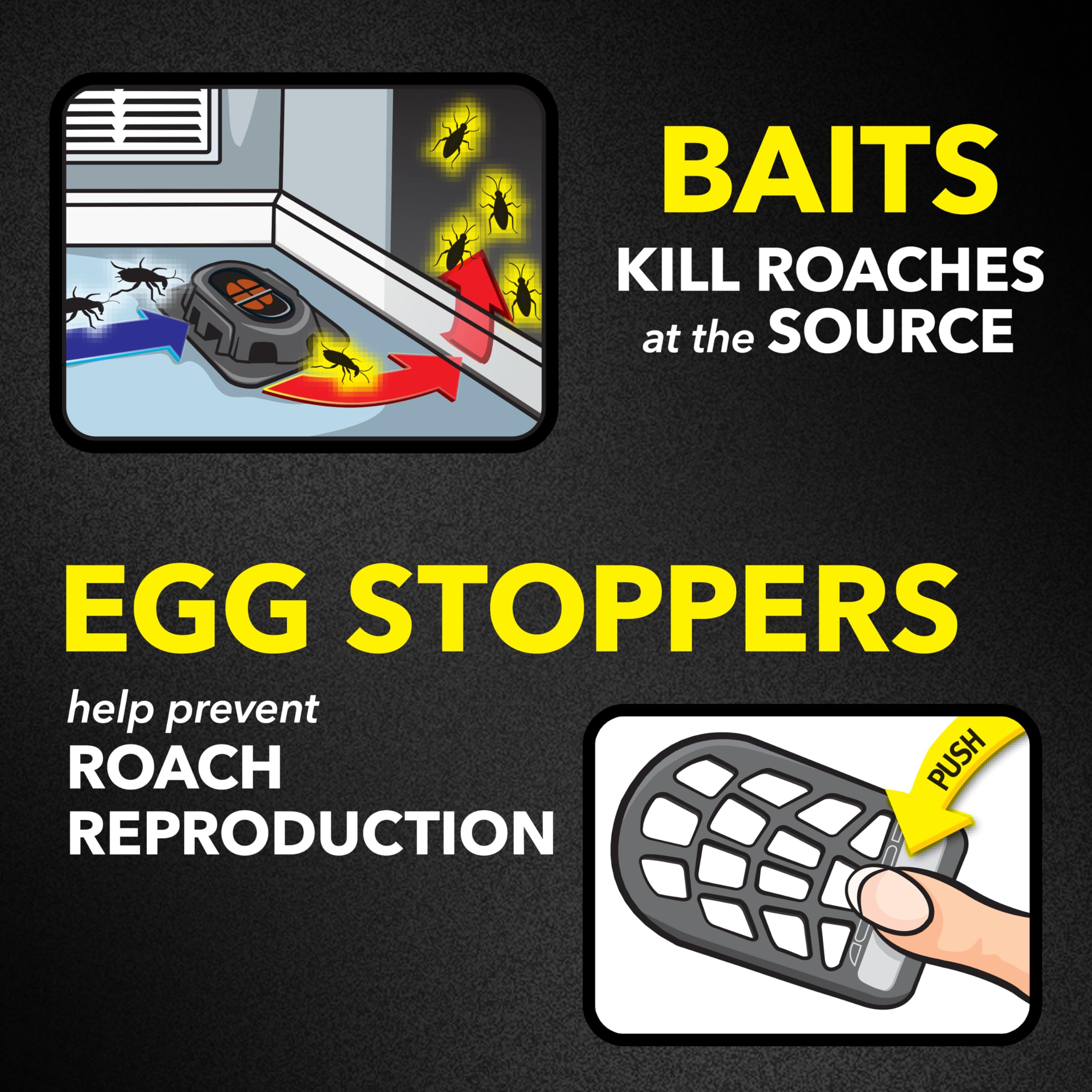 Close-up of Raid Roach Killer Baits solid bait