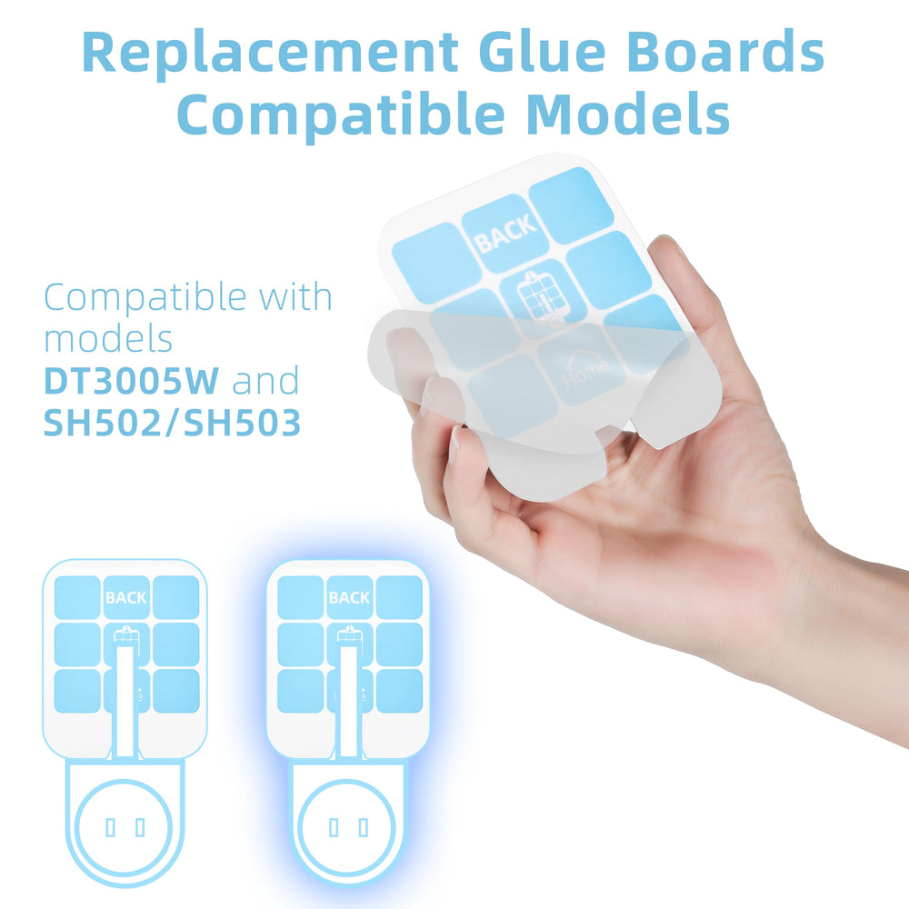 Close-up of Raindot Fly Trap Refill adhesive sheet