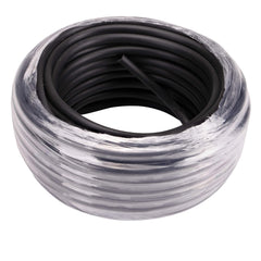 Close-up of Raindrip 1/4-inch tubing showing diameter specifications