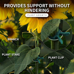 Close-up of RamPro Plant Clips showing one hand operation