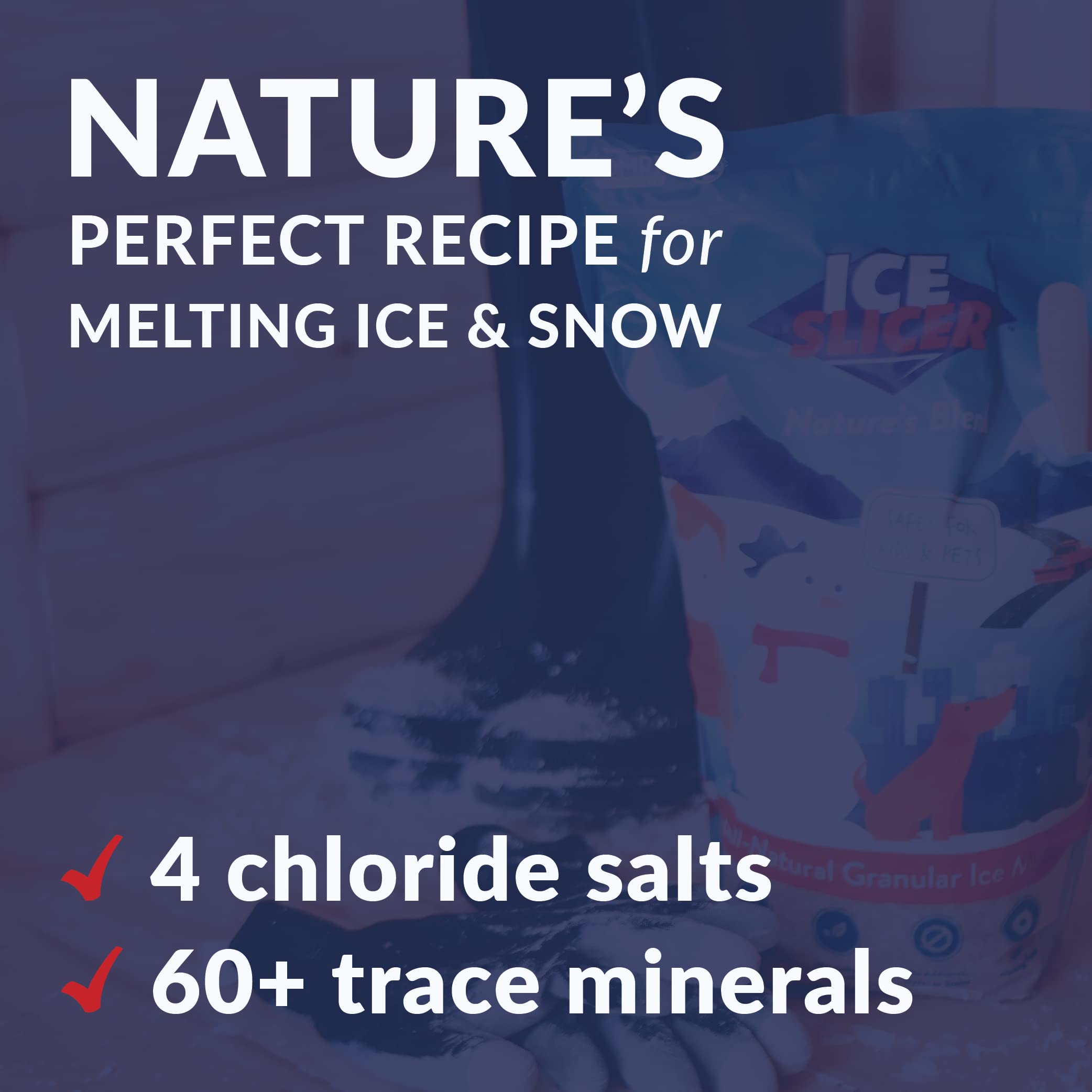 Close-up of REDMOND Ice Slicer ingredients label