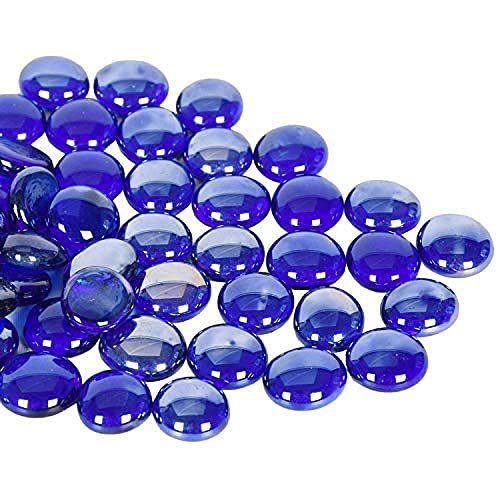 Close-up of reflective GasSaf fire glass beads