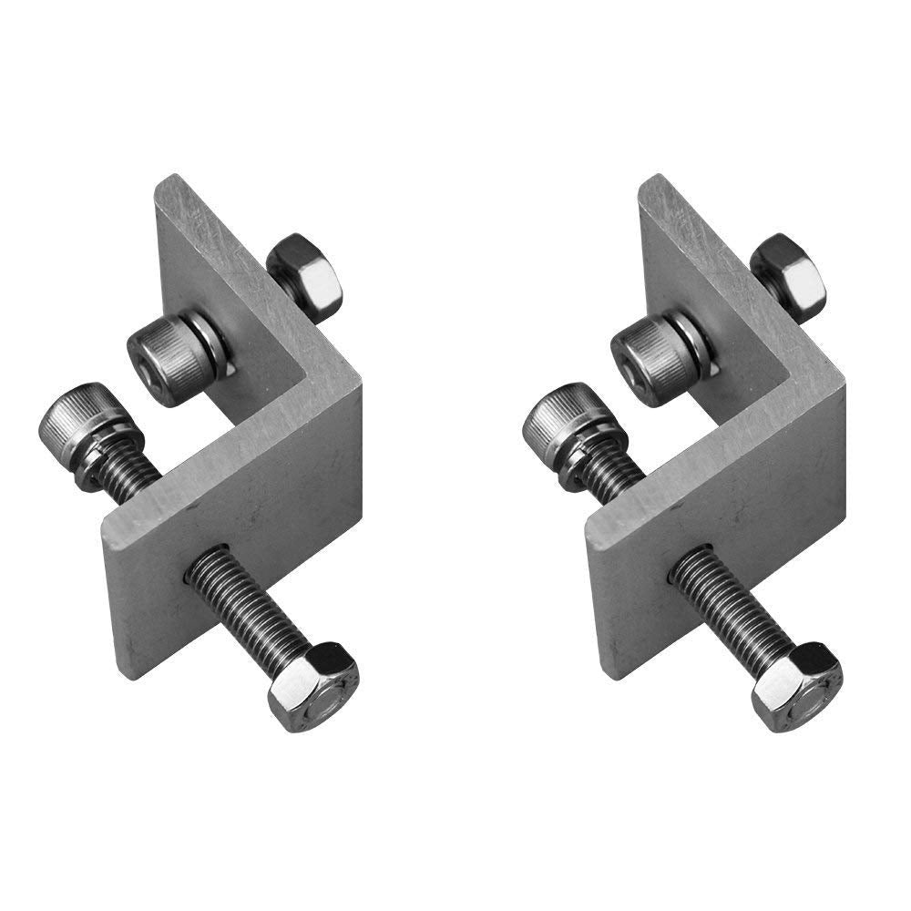 Close-up of Renogy Solar Panel Mount tilt angle adjustment