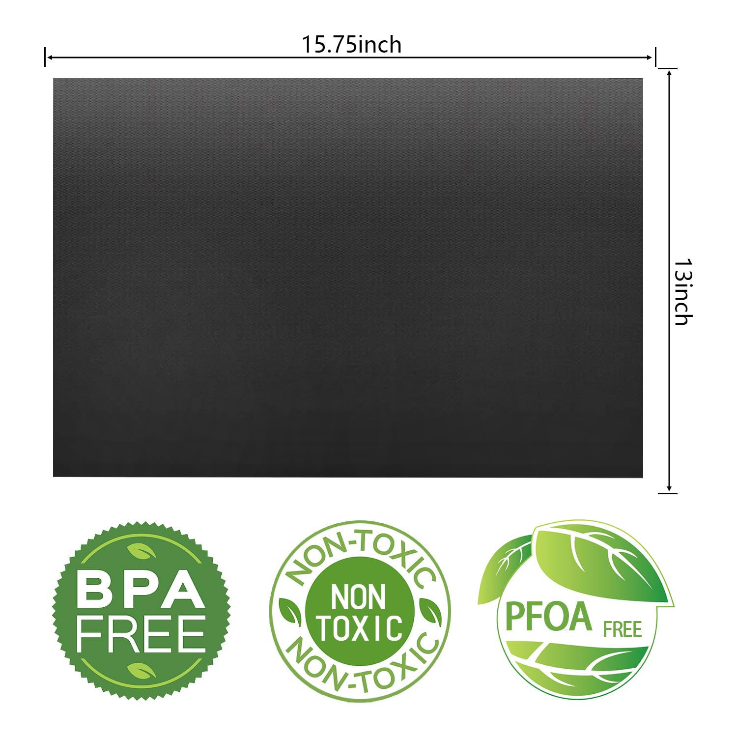 Close-up of Renook Grill Mats showing non-stick surface