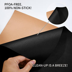 Close-up of Renook Grill Mats showing non-stick surface