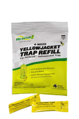 Close-up of RESCUE! Yellowjacket Attractant vials