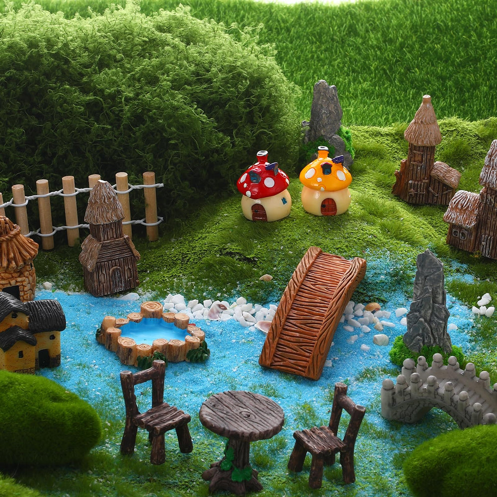 Close-up of resin material used in GGSTDDUP fairy garden miniatures