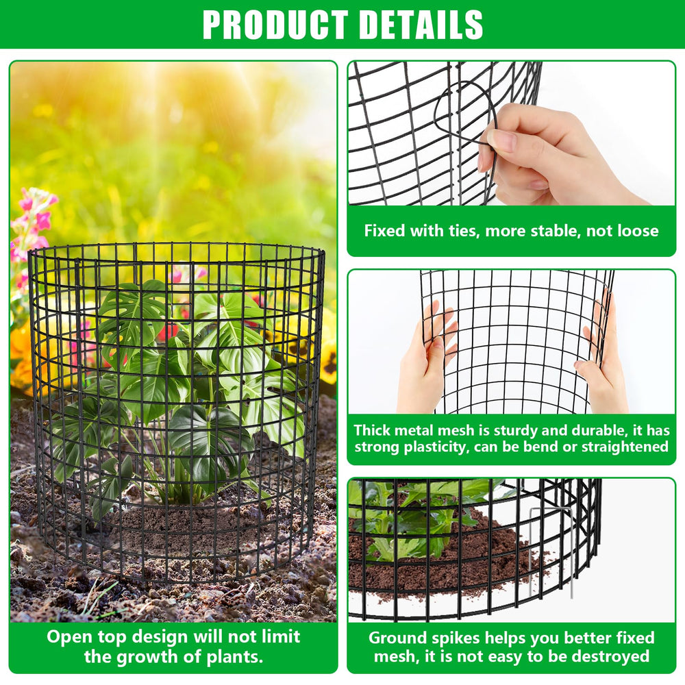 Close-up of RGJ plant protection mesh showing durability