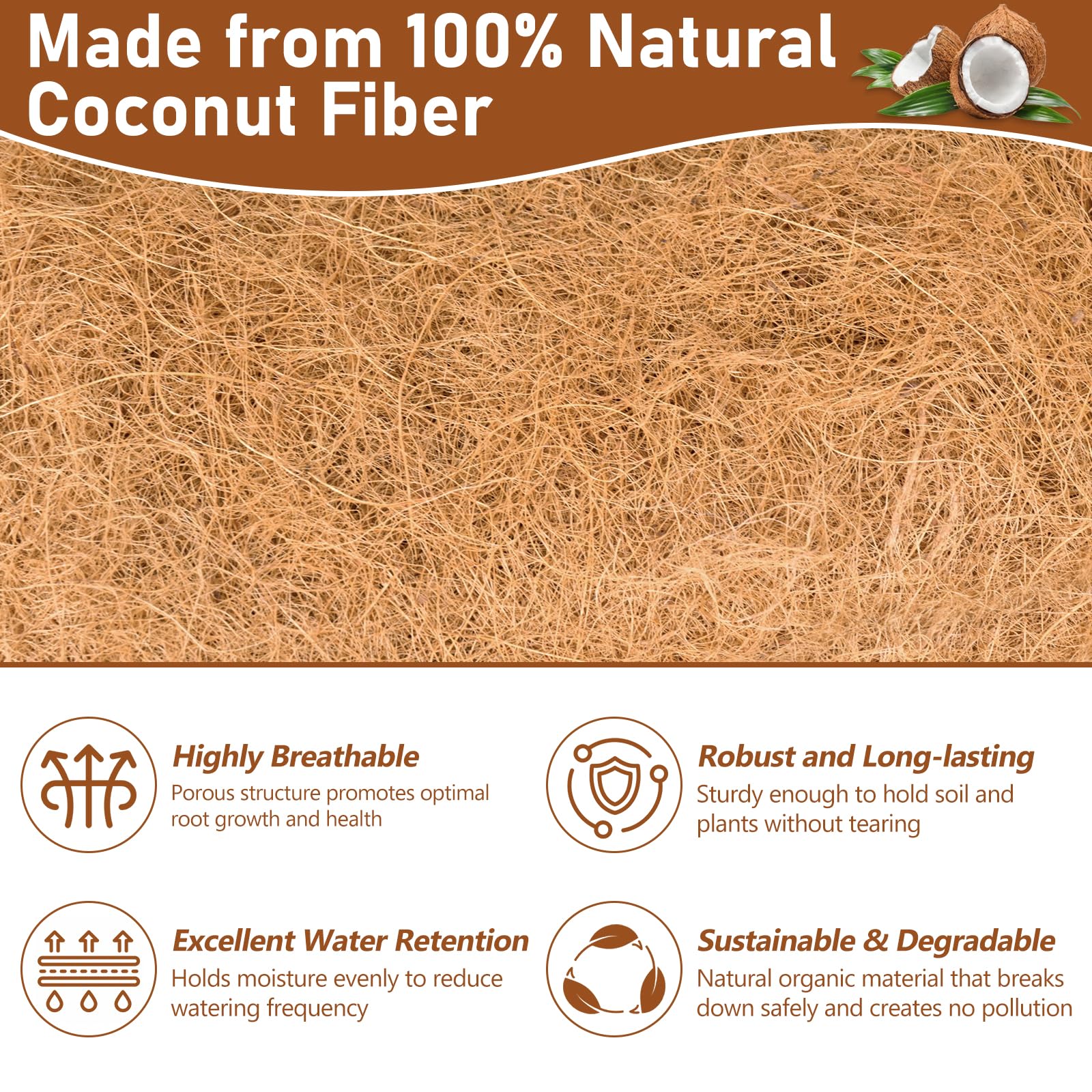 Close-up of Riare Coco Liners texture