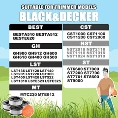 Close-up of RISELION AF-100 trimmer line 0.065 inch