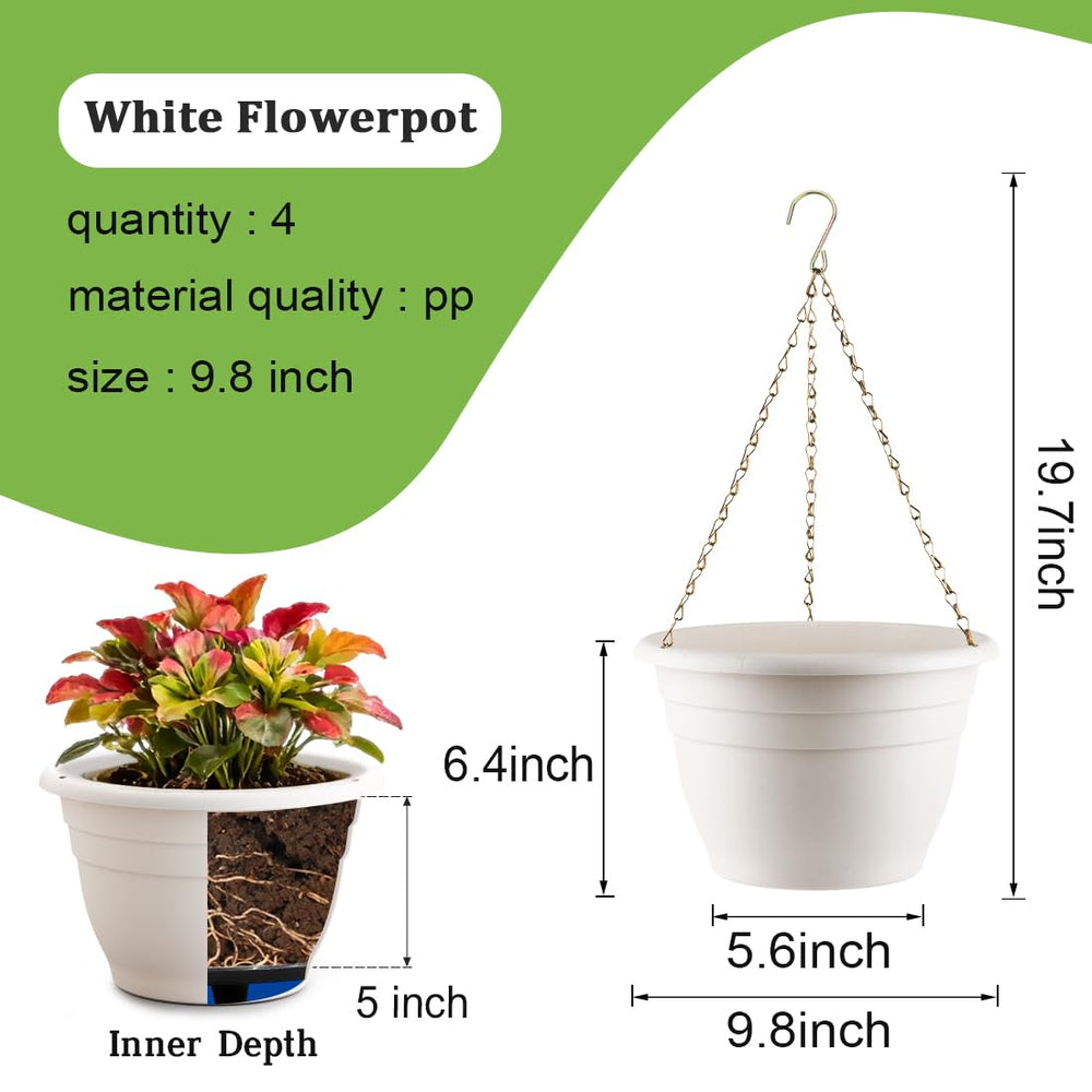 Close-up of RooTrimmer hanging planter with drainage hole