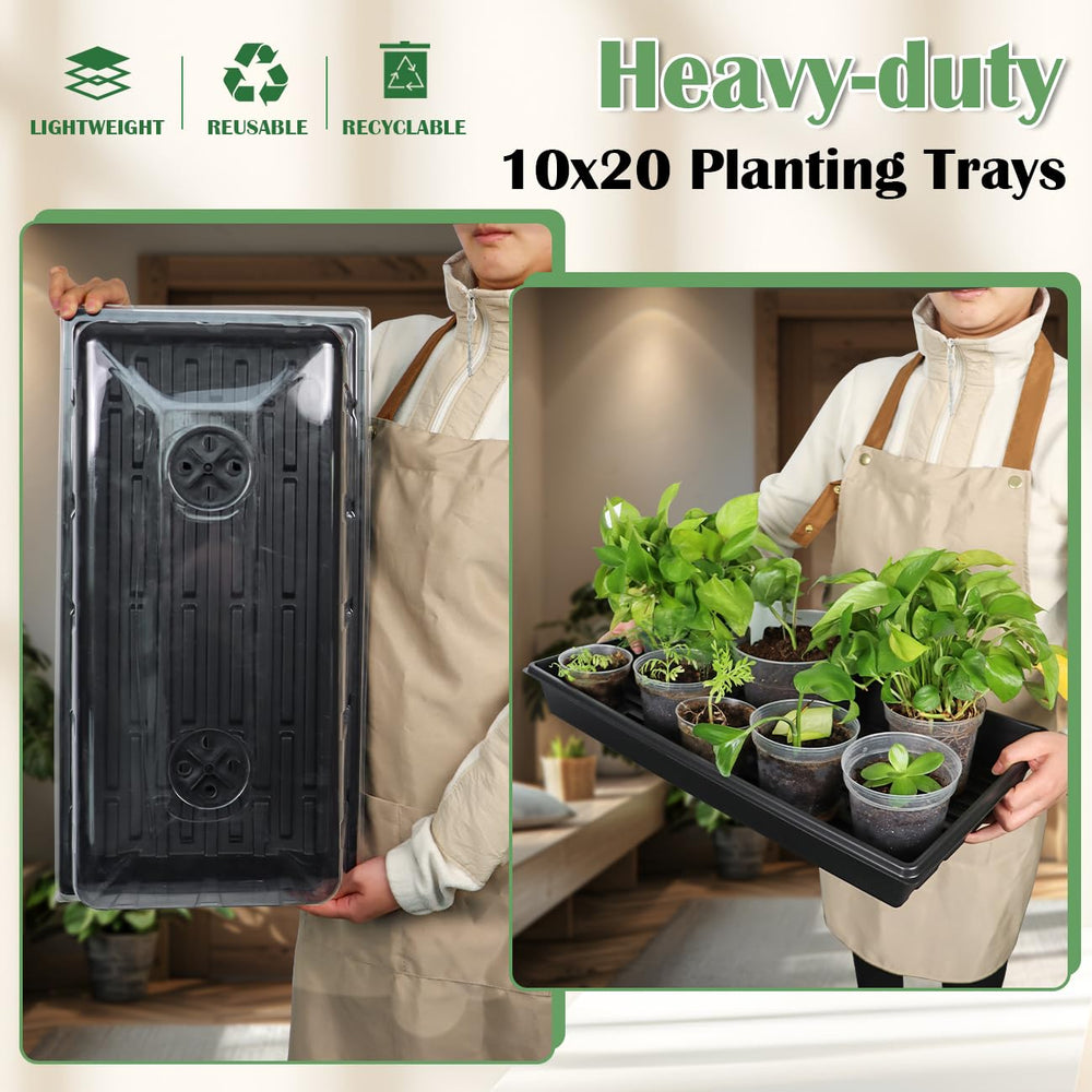 Close-up of RooTrimmer humidity dome for seed trays