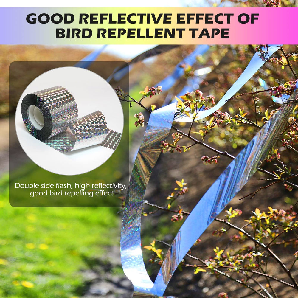 Close-up of Ruolan Bird Scare Tape texture