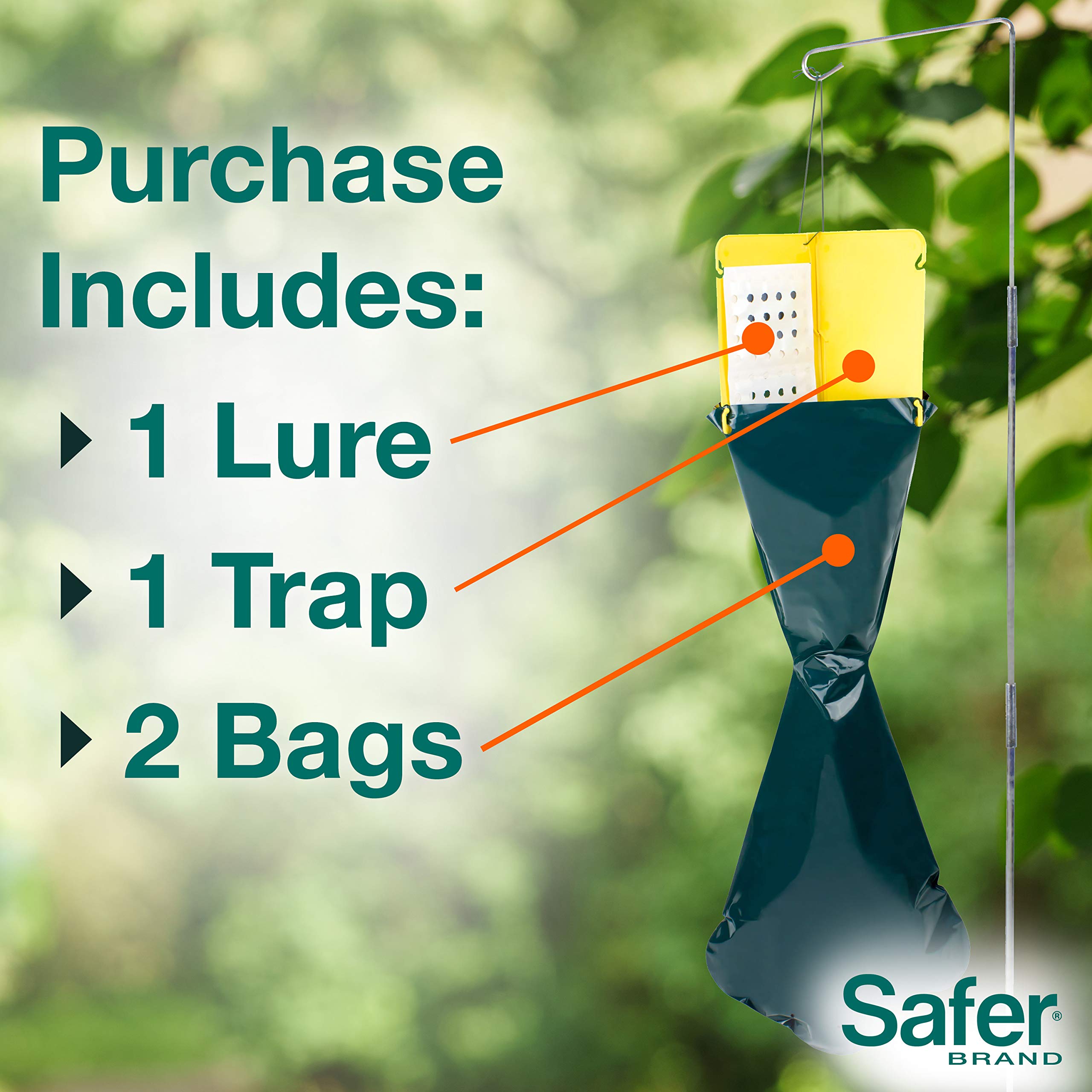 Close-up of Safer Japanese Beetle Trap lure