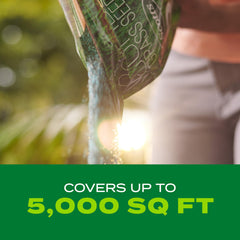 Close-up of Scotts Turf Builder Rapid Grass seed and fertilizer blend