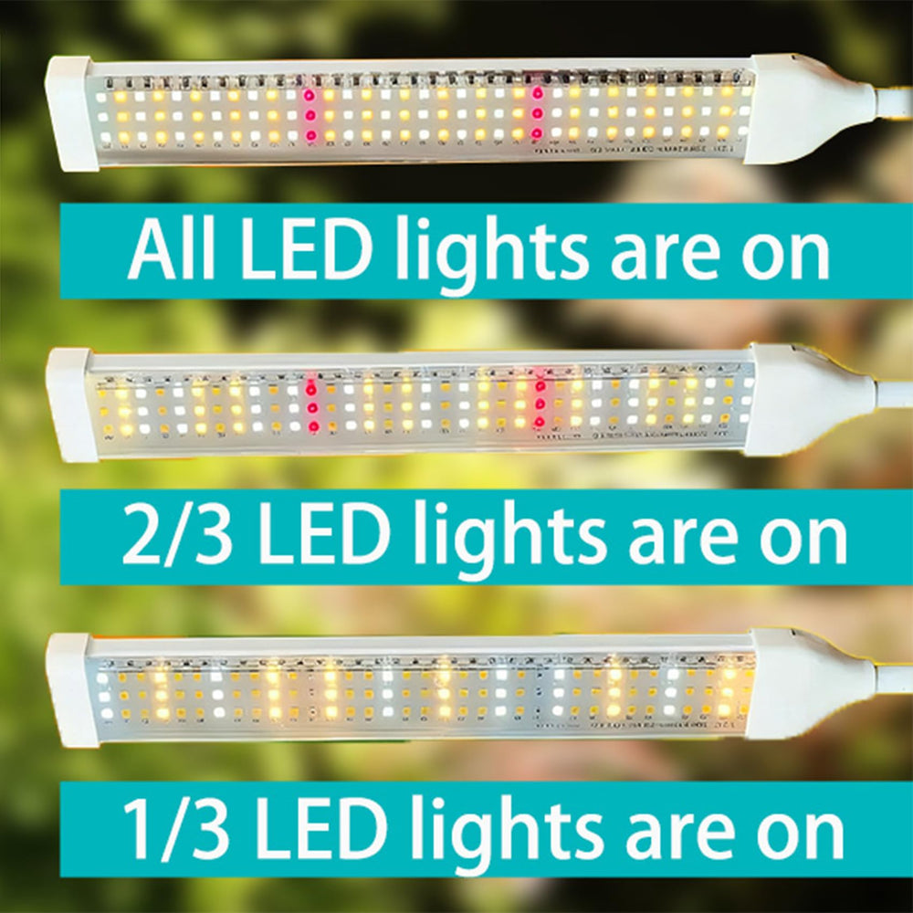 Close-up of Secefeao LED Grow Light lamp head
