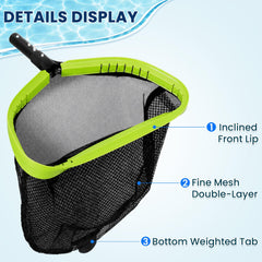 Close-up of Sepetrel Pool Net double-layer mesh