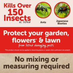 Close-up of Sevin Insect Killer Dust application
