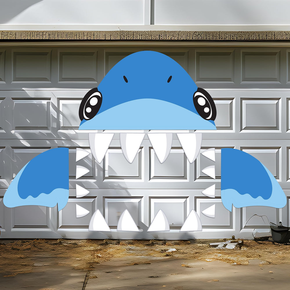 Close-up of shark head and fins from JOYIN kit