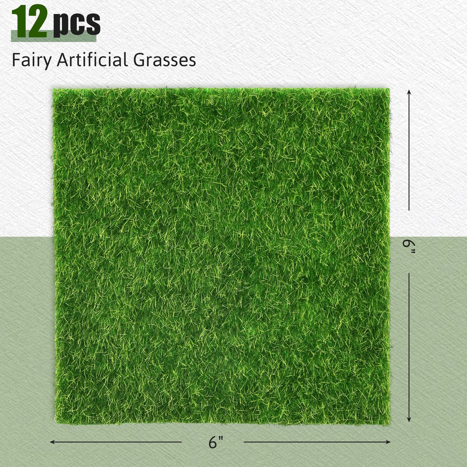 Close-up of Shindel artificial grass tile showing texture
