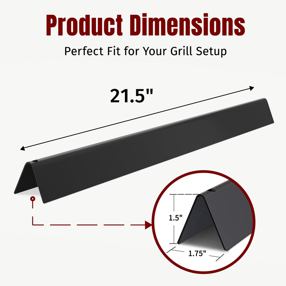 Close-up of SHINESTAR Flavorizer Bars for Weber grilling