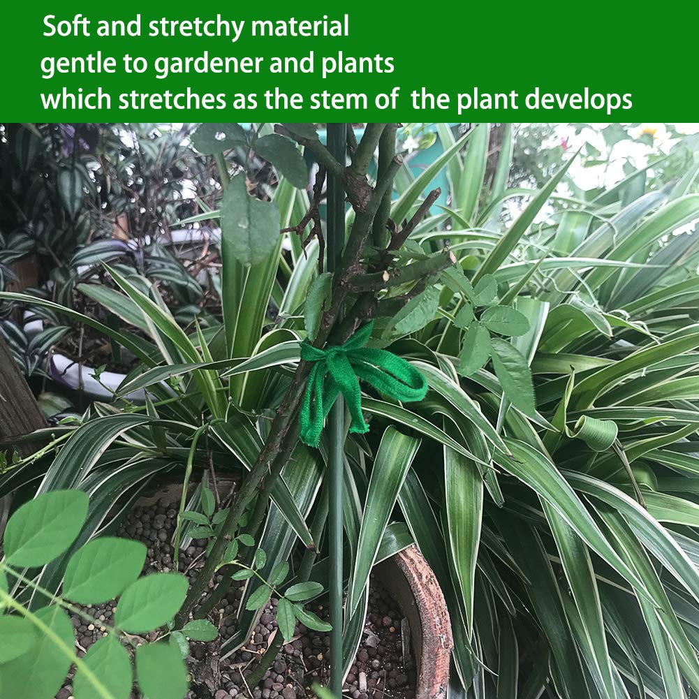 Close-up of Shintop Plant Ties showing soft texture