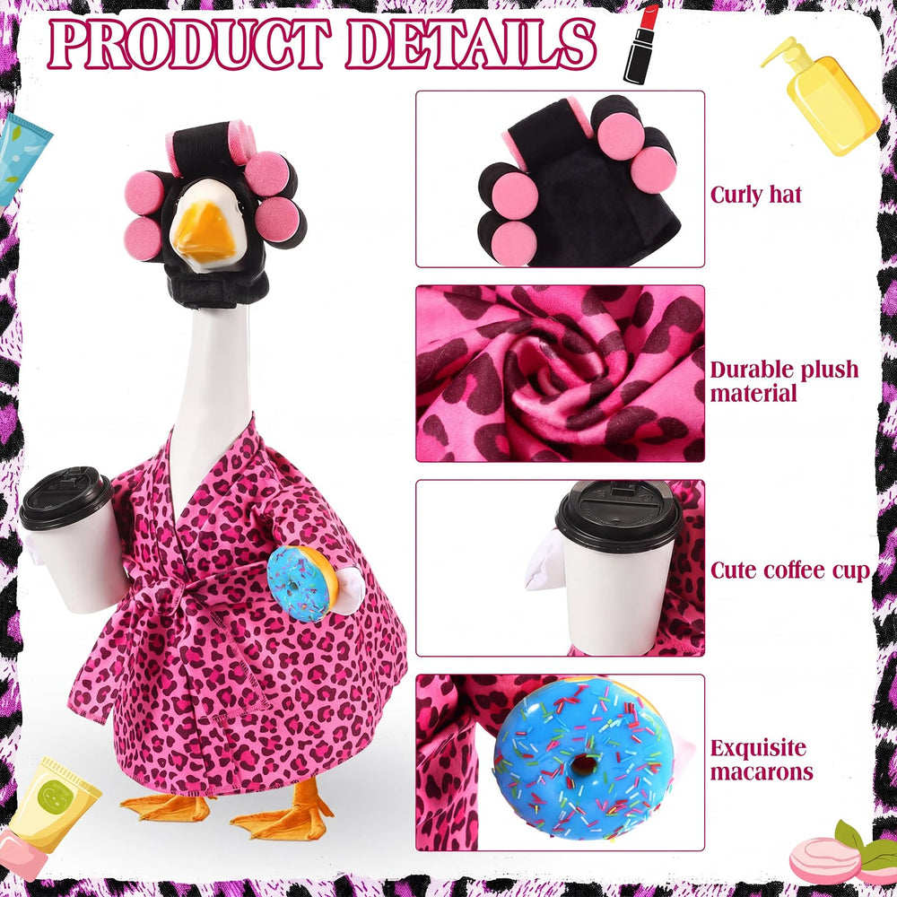 Close-up of Shyyween Goose Outfit with donuts and headpiece
