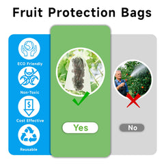 Close-up of SmileLucky Fruit Protection Bags drawstring closure