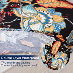 Close-up of Smiry cushion cover showing waterproof material