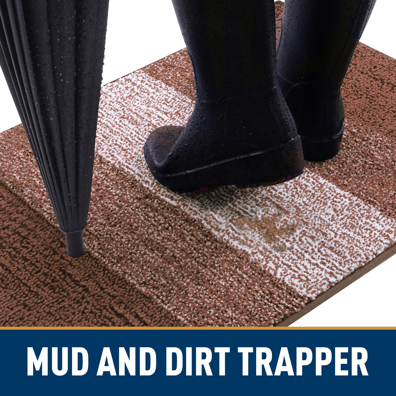 Close-up of Smiry Dog Door Mat textured surface
