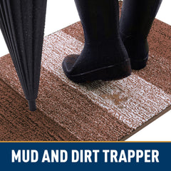 Close-up of Smiry Dog Door Mat textured surface