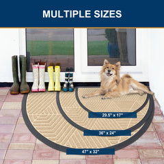 Close-up of Smiry door mat surface texture