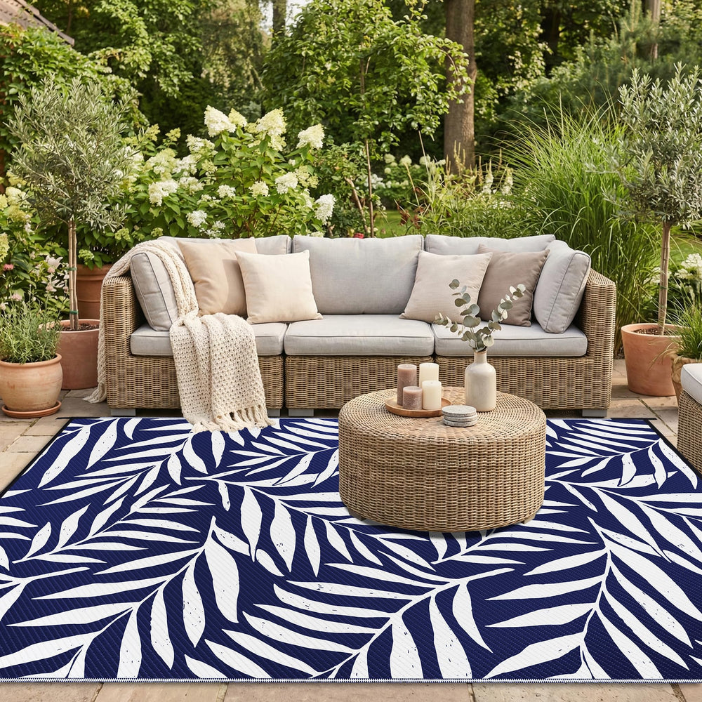 Close-up of Smiry Outdoor Rug texture and fabric