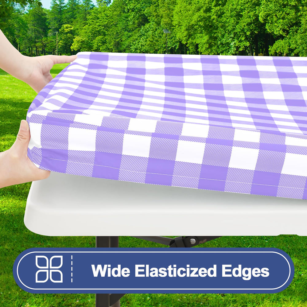 Close-up of Smiry picnic table cover material